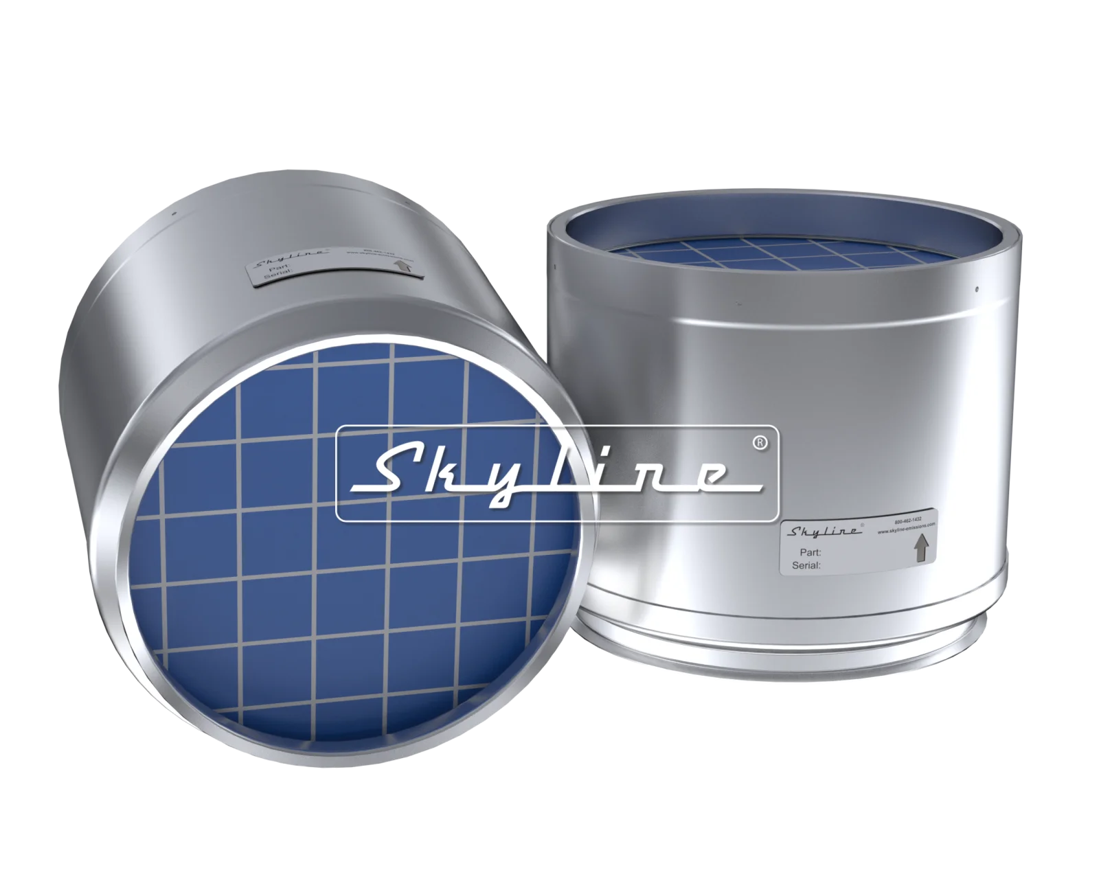 DJ0715-M - DPF for Detroit Diesel DD5 and DD8 (Module Only)