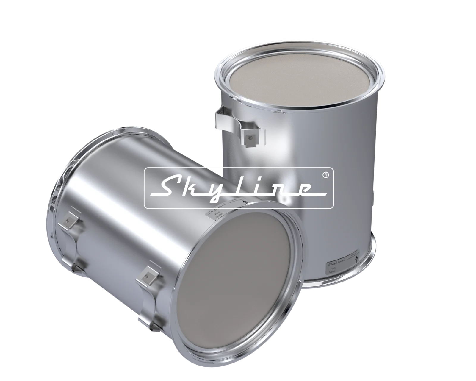 DN1501-C - DPF for Detroit Diesel and Mercedes Benz (Clamp and Gasket Kit)