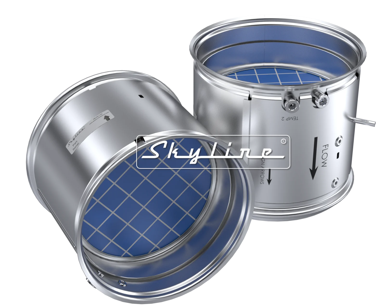 BJ0717-C - DPF for Cummins B6.7, L9 (Clamp and Gasket Kit)